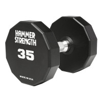 Hammer Strength 12-Side Urethane Dumbbells