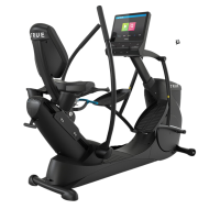 TRUE FITNESS Gravity Recumbent Elliptical Unite 10" Touchscreen Console